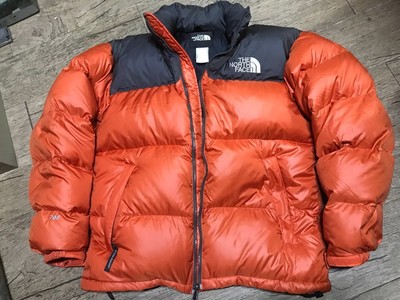 north face 700 orange